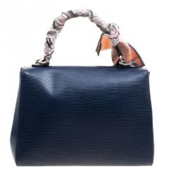 Pre Owned Louis Vuitton Saphir Epi Leather Cluny MM Bag