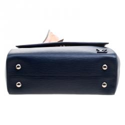 Pre Owned Louis Vuitton Saphir Epi Leather Cluny MM Bag