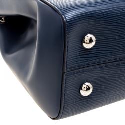 Pre Owned Louis Vuitton Saphir Epi Leather Cluny MM Bag