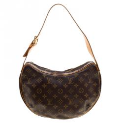 Shop for Louis Vuitton Monogram Canvas Leather Croissant MM Bag