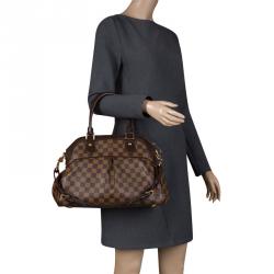 Pre Owned Louis Vuitton Damier Ebene Canvas Trevi PM Bag