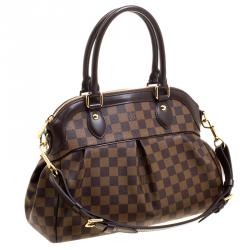 Pre Owned Louis Vuitton Damier Ebene Canvas Trevi PM Bag
