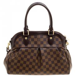 Pre Owned Louis Vuitton Damier Ebene Canvas Trevi PM Bag