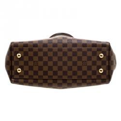 Pre Owned Louis Vuitton Damier Ebene Canvas Trevi PM Bag