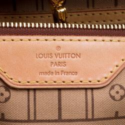Pre Owned Louis Vuitton Monogram Canvas Neverfull MM Bag