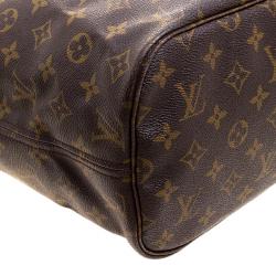 Pre Owned Louis Vuitton Monogram Canvas Neverfull MM Bag