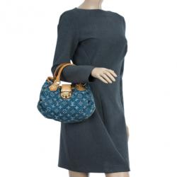 Louis Vuitton Pleaty Denim Bag Blue ref.234873 - Joli Closet