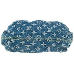 مملوكة مسبقًا Louis Vuitton Blue Monogram Denim Pleaty Handbag PM