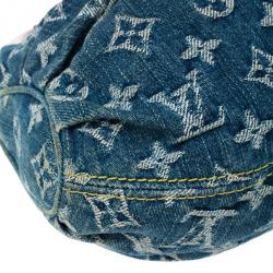 مملوكة مسبقًا Louis Vuitton Blue Monogram Denim Pleaty Handbag PM