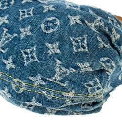 مملوكة مسبقًا Louis Vuitton Blue Monogram Denim Pleaty Handbag PM