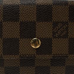 Pre Owned محفظة لوي فيتون كومباكت اليس كانفاس دامييه أيبين