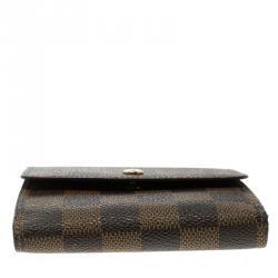 Pre Owned محفظة لوي فيتون كومباكت اليس كانفاس دامييه أيبين