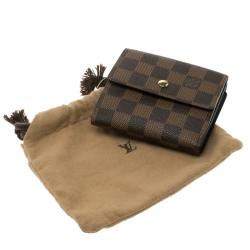 Pre Owned محفظة لوي فيتون كومباكت اليس كانفاس دامييه أيبين