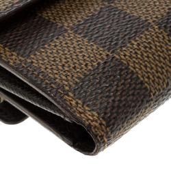 Pre Owned محفظة لوي فيتون كومباكت اليس كانفاس دامييه أيبين