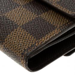 Pre Owned محفظة لوي فيتون كومباكت اليس كانفاس دامييه أيبين