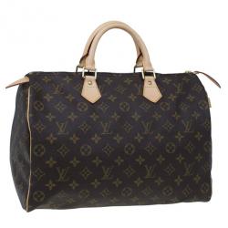 Pre Owned Louis Vuitton Monogram Canvas Speedy 35