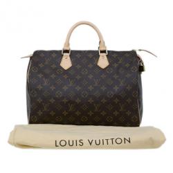 Pre Owned Louis Vuitton Monogram Canvas Speedy 35