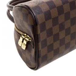Pre Owned حقيبة لوي فيتون ميني ريبيرا كانفاس دامييه أيبين