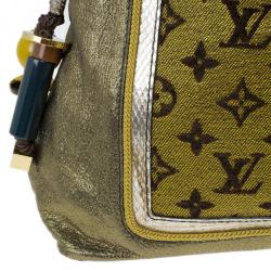 Pre Owned Louis Vuitton Gold Lurex Limited Edition Sunbird Bag