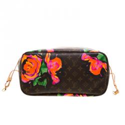 Louis Vuitton Monogram Canvas Limited Edition Stephen Sprouse Roses Neverfull MM Bag