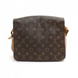 Pre Owned Louis Vuitton Monogram Canvas Cartouchiere MM Bag