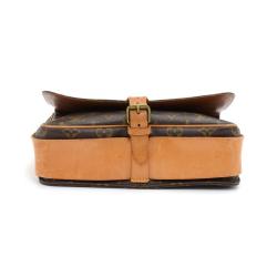 Pre Owned Louis Vuitton Monogram Canvas Cartouchiere MM Bag