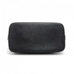 Pre Owned Louis Vuitton Noir Epi Leather Alma PM Bag