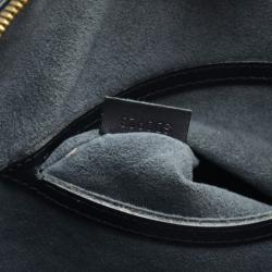 Pre Owned Louis Vuitton Noir Epi Leather Alma PM Bag