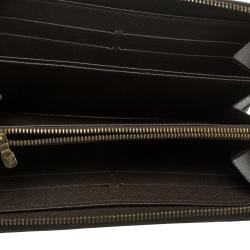 Pre Owned محفظة لوي فيتون زيبي كانفاس دامييه أيبين