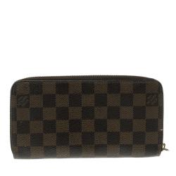 Pre Owned محفظة لوي فيتون زيبي كانفاس دامييه أيبين