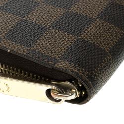 Pre Owned محفظة لوي فيتون زيبي كانفاس دامييه أيبين