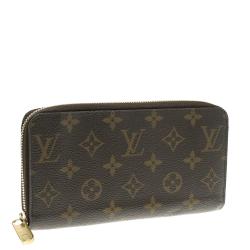 Louis Vuitton Monogram Canvas Zippy wallet
