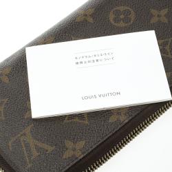 Louis Vuitton Monogram Canvas Zippy wallet