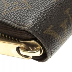 Louis Vuitton Monogram Canvas Zippy wallet