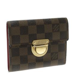Pre Owned Louis Vuitton Damier Ebene Canvas Koala Wallet