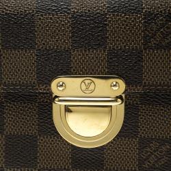 Pre Owned Louis Vuitton Damier Ebene Canvas Koala Wallet