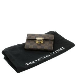 Pre Owned Louis Vuitton Damier Ebene Canvas Koala Wallet