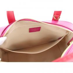 Pre Owned Louis Vuitton Bicolor Leather Dora PM Bag