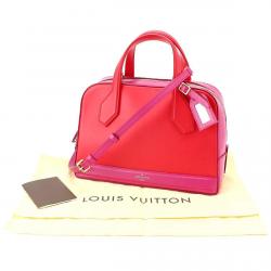 Pre Owned Louis Vuitton Bicolor Leather Dora PM Bag