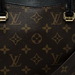 Pre Owned Louis Vuitton Black Monogram Canvas Pallas Bag