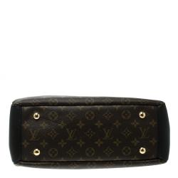 Pre Owned Louis Vuitton Black Monogram Canvas Pallas Bag