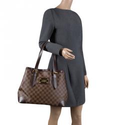 Pre Owned Louis Vuitton Damier Ebene Canvas Hampstead MM Bag