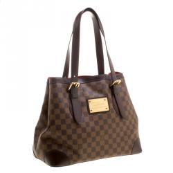 Pre Owned Louis Vuitton Damier Ebene Canvas Hampstead MM Bag