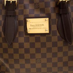 Pre Owned Louis Vuitton Damier Ebene Canvas Hampstead MM Bag