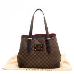 Pre Owned Louis Vuitton Damier Ebene Canvas Hampstead MM Bag