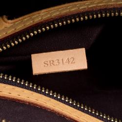 Pre Owned Louis Vuitton Amarante Monogram Vernis Brea GM Bag