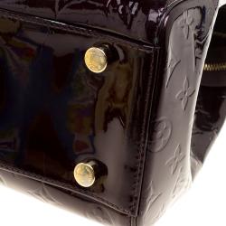 Pre Owned Louis Vuitton Amarante Monogram Vernis Brea GM Bag