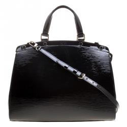 LOUIS VUITTON Brea GM Epi Leather Satchel Shoulder Bag Black-US