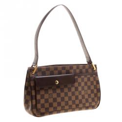 Pre Owned Louis Vuitton Damier Ebene Canvas Aubagne Bag
