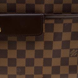 Pre Owned Louis Vuitton Damier Ebene Canvas Aubagne Bag